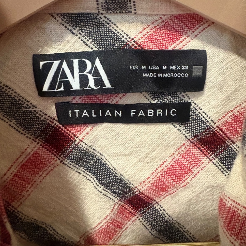 Zara plaid top - Picture 2 of 3